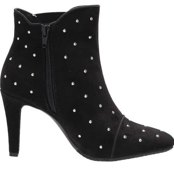 Nib Rialto Chanted Dress Studded Black Bootie - Picture 2 of 12